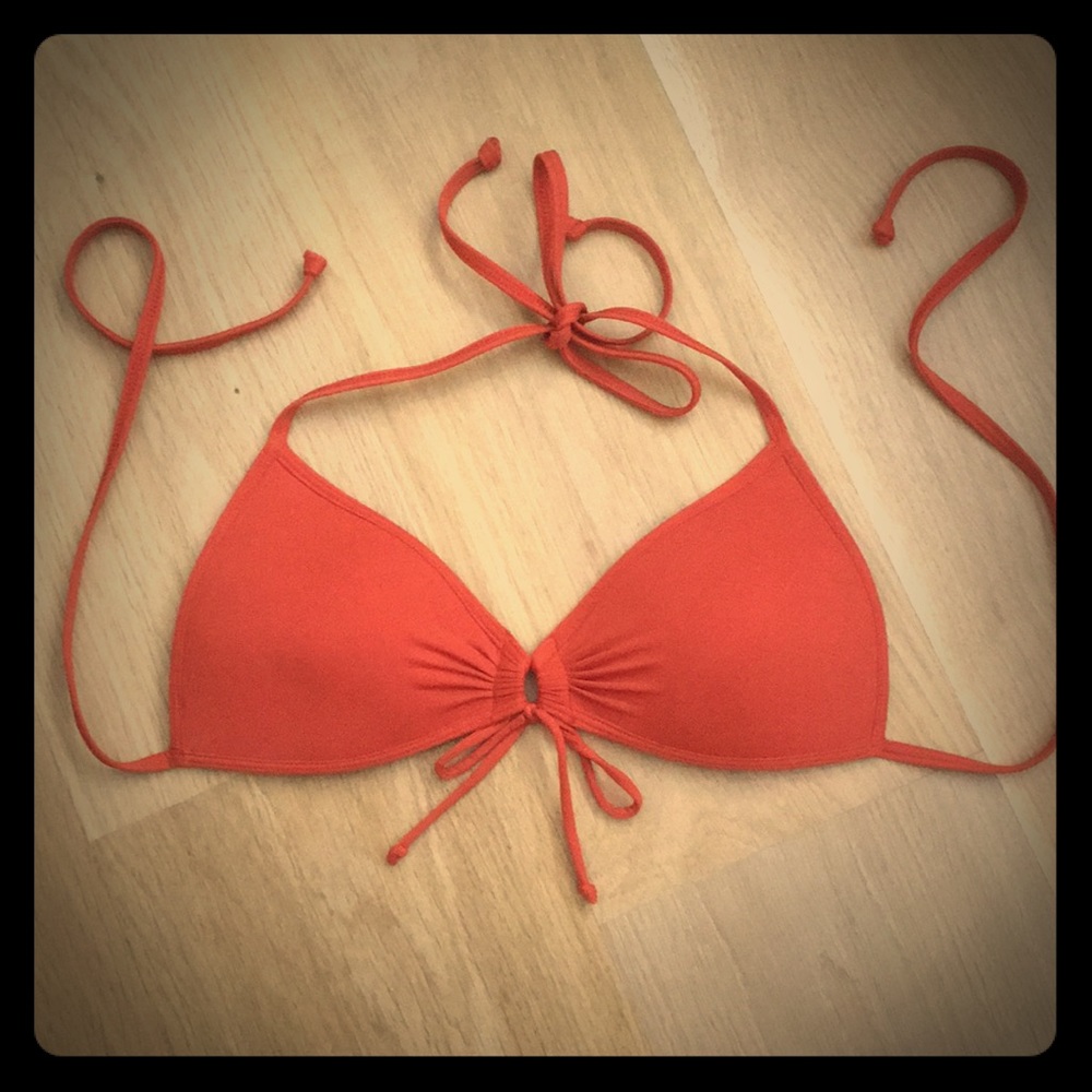 Lightly Push-up Halter Bikini Top